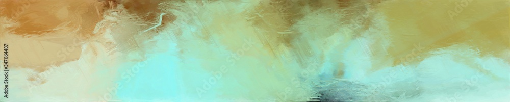 abstract graphic element with natural long wide horizontal graphic background with ash gray, pastel brown and dark khaki colors