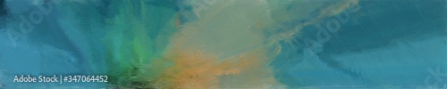 abstract natural long wide horizontal background with teal blue, gray gray and steel blue colors