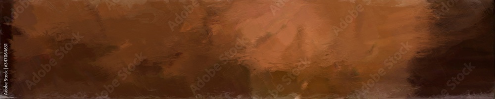 abstract horizontal graphic background with chocolate, sienna and brown colors
