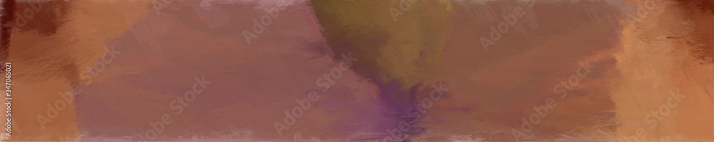 abstract graphic element with natural long wide horizontal background with pastel brown, peru and chocolate colors