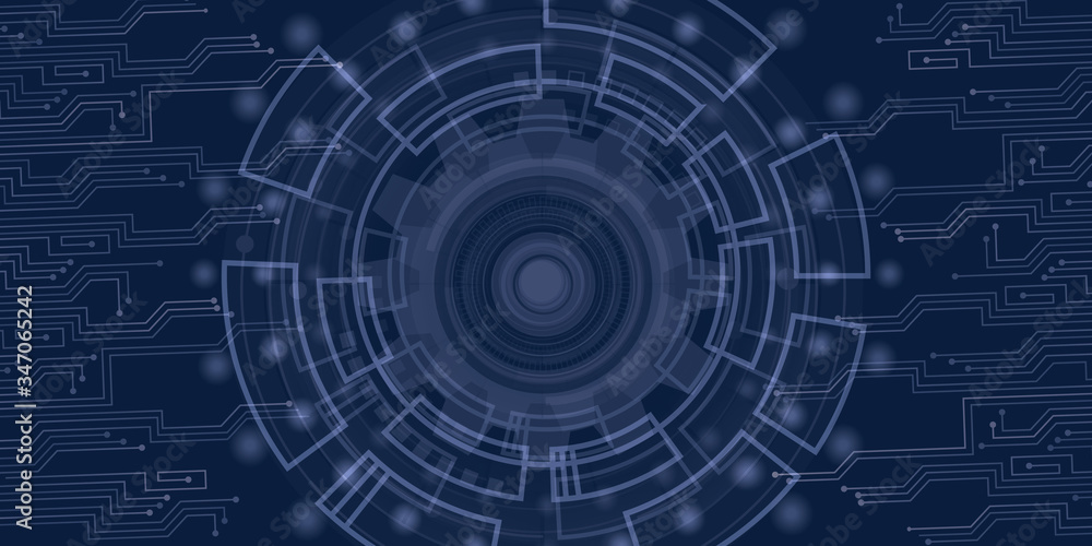 Virtual circle screen tech futuristic pattern hud ui concept background Virtual circle screen tech futuristic pattern hud ui concept background