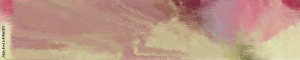 abstract horizontal graphic background with rosy brown, pastel gray and dark moderate pink colors
