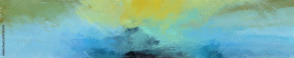 abstract graphic background with medium aqua marine, yellow green and dark sea green colors