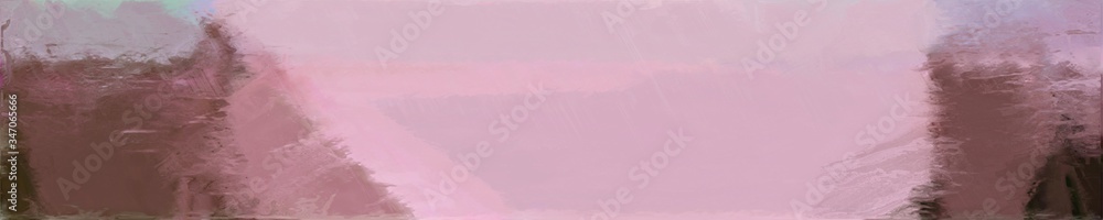 abstract graphic element with natural long wide horizontal graphic background with pastel violet, pastel brown and old mauve colors