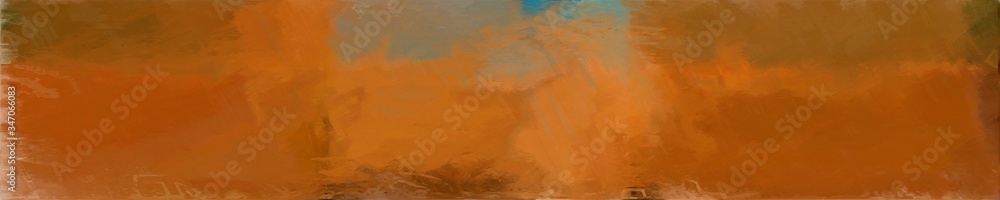 abstract long wide background with sienna, gray gray and chocolate colors