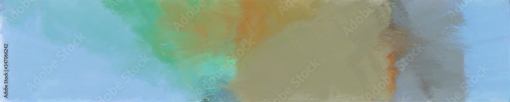 abstract horizontal graphic background with light slate gray, gray gray and sky blue colors