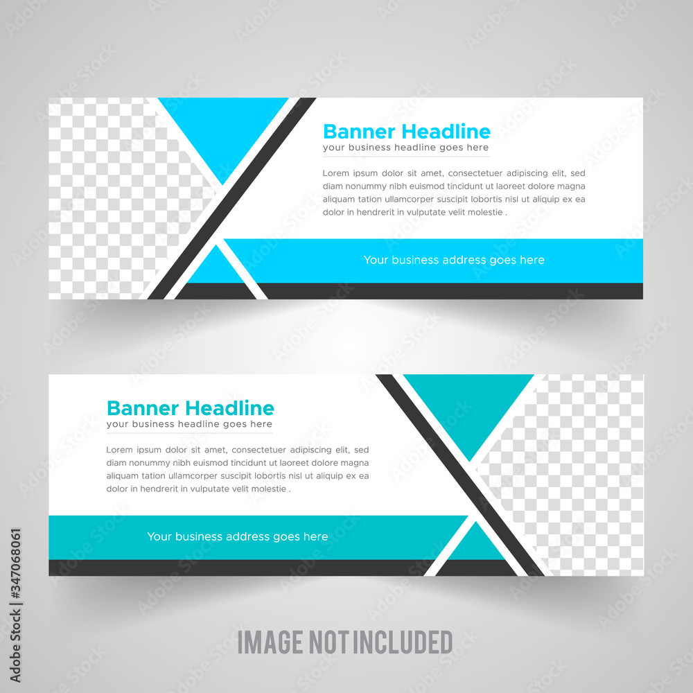 Business & corporate Concept Banner Template Design.	