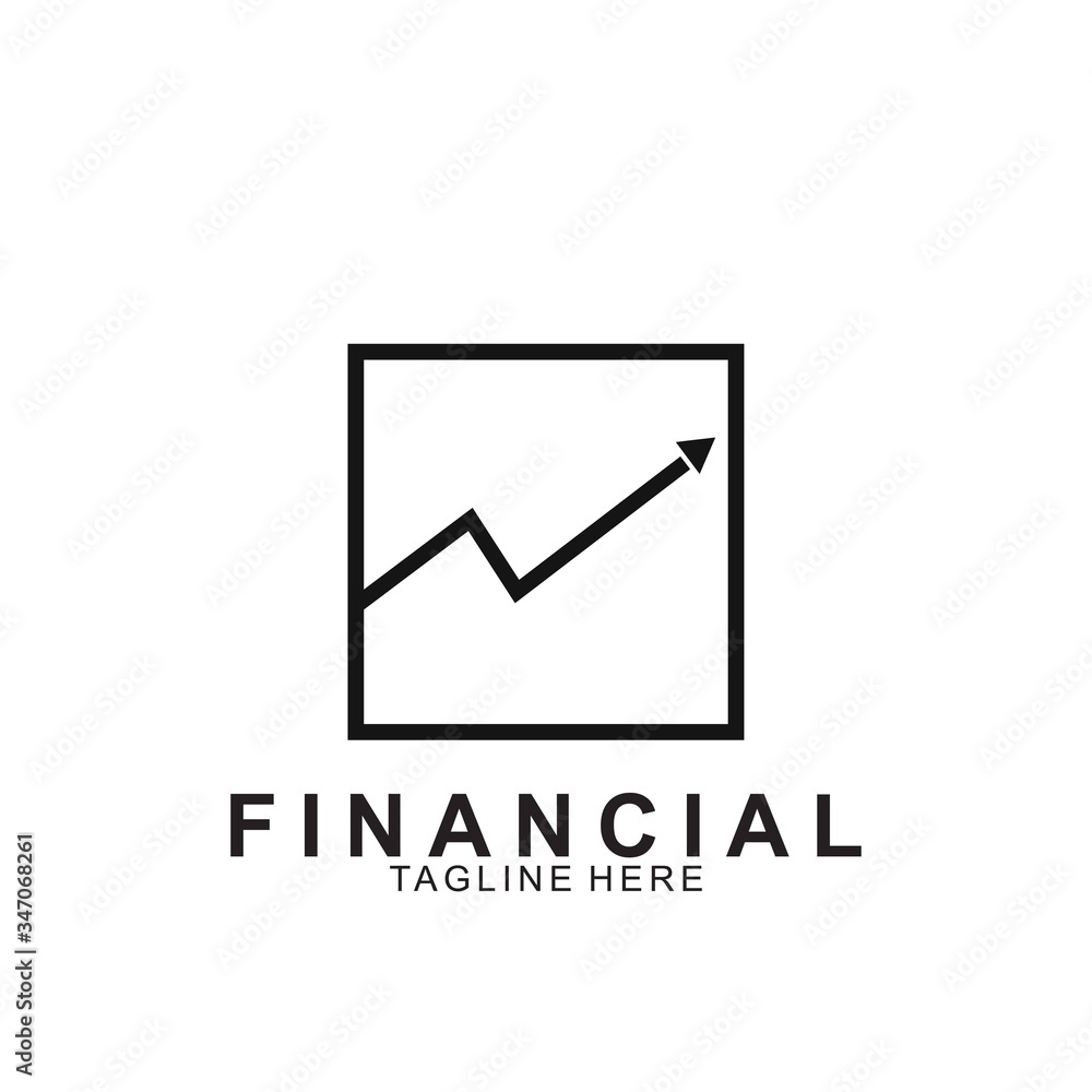 Financial and accounting business logo design Financial and accounting business logo design