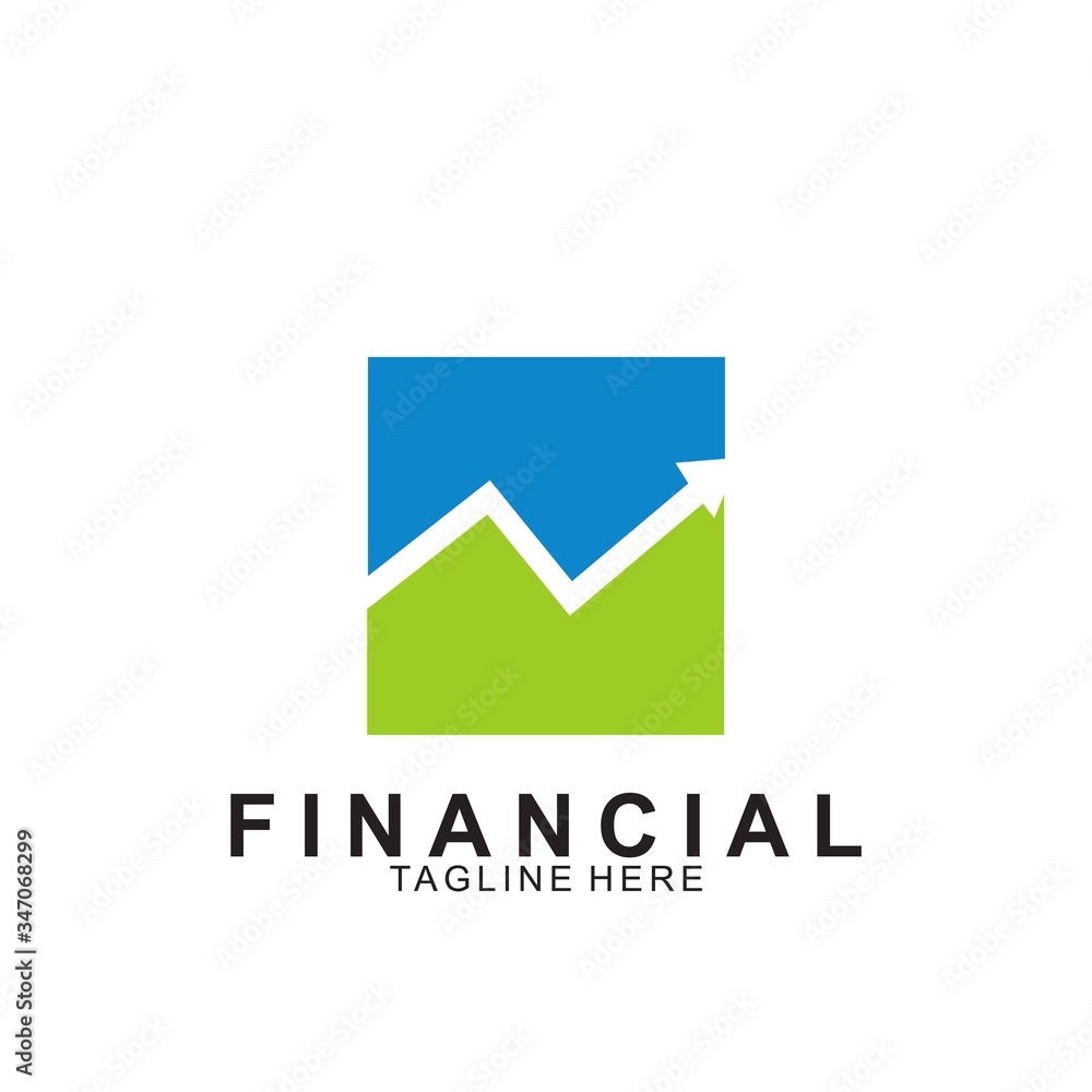 Financial and accounting business logo design Financial and accounting business logo design