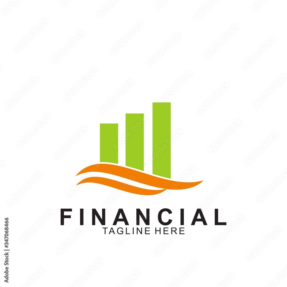 Financial and accounting business logo design Financial and accounting business logo design