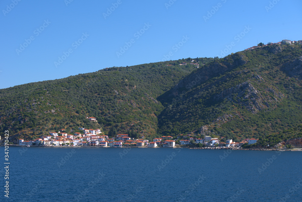 Volos area, Greece, the villages of Trikeri, Ag. Kyriaki and the lighthouse of Trikeri