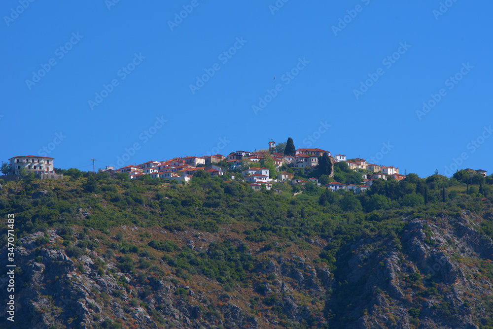 Volos area, Greece, the villages of Trikeri, Ag. Kyriaki and the lighthouse of Trikeri