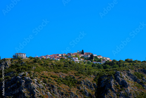 Volos area, Greece, the villages of Trikeri, Ag. Kyriaki and the lighthouse of Trikeri photo