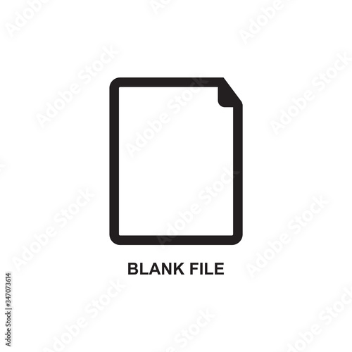 BLANK FILE ICON , PORTFOLIO ICON