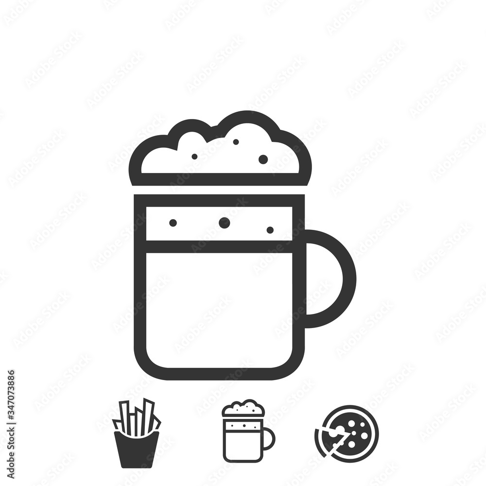 beer icon vector illustration for website and graphic design beer icon vector illustration for website and graphic design
