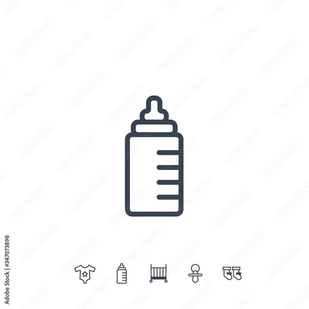 feeding bottle icon vector illustration for website and graphic design feeding bottle icon vector illustration for website and graphic design
