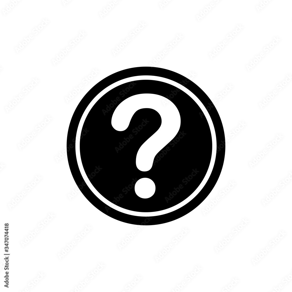 help sign - riddle icon vector design temp[late help sign - riddle icon vector design temp[late