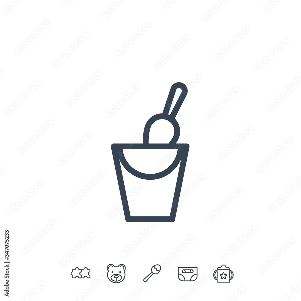 cold beer in bucket icon vector illustration for website and graphic design cold beer in bucket icon vector illustration for website and graphic design