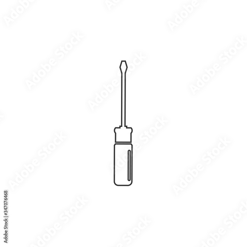screw driver icon vector illustration design © LiveLove