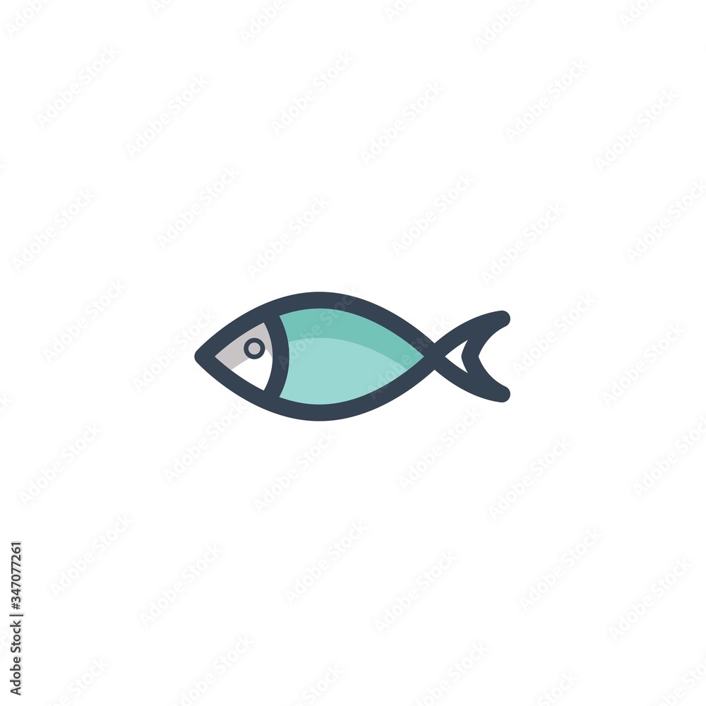 fish icon vector illustration for website and graphic design fish icon vector illustration for website and graphic design