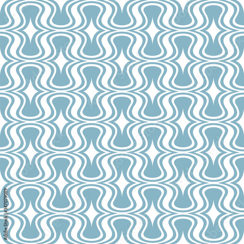 geometric seamless ornamental pattern