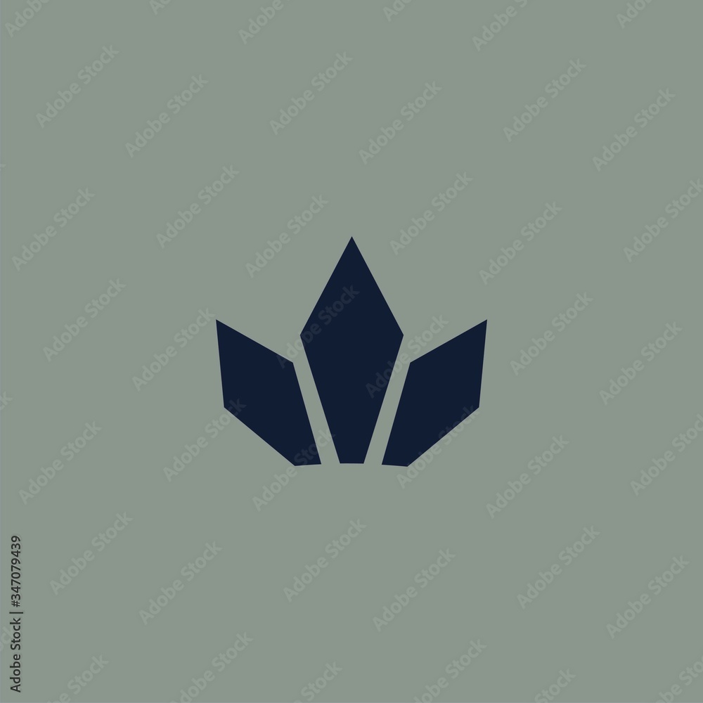 Luxury floral logo design. Ornament flower abstract vector Luxury floral logo design. Ornament flower abstract vector