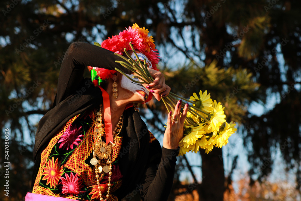 La Catrina dances La Llorona on the Day of the Dead La Catrina dances La Llorona on the Day of the Dead