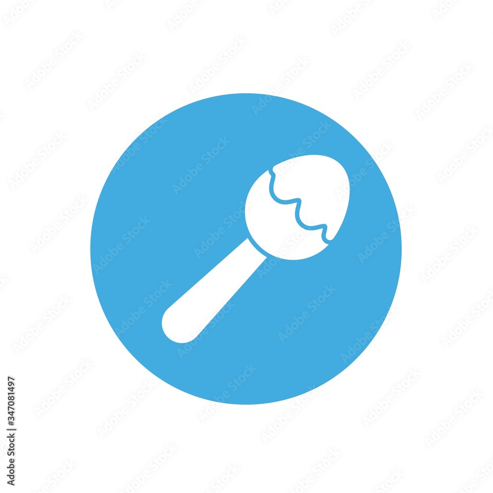 baby spoon icon vector illustration for website and graphic design baby spoon icon vector illustration for website and graphic design
