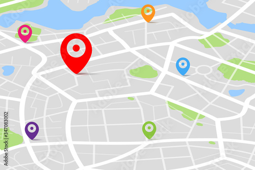 3D Map with gps destination point 004
