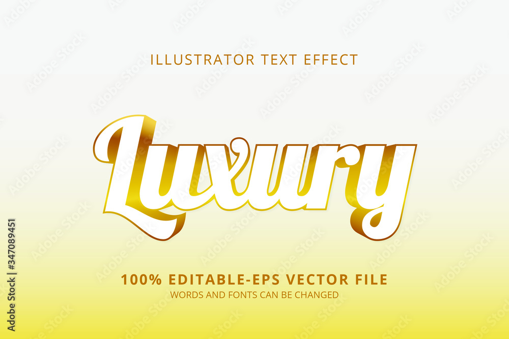 Text Effect Font Editable