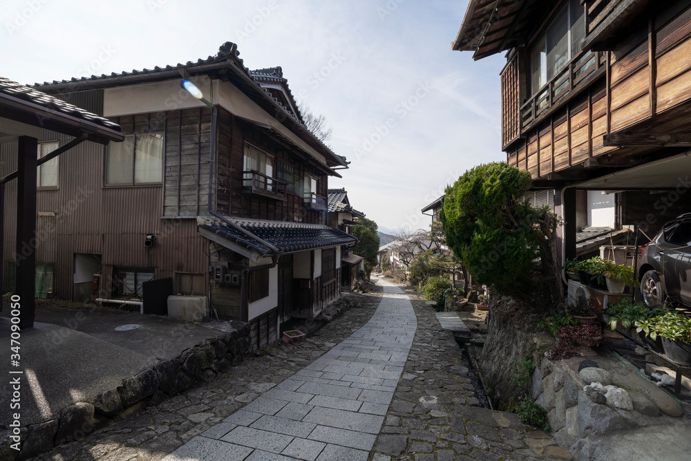 馬籠宿の街並み 2020年2月撮影 馬籠宿の街並み 2020年2月撮影