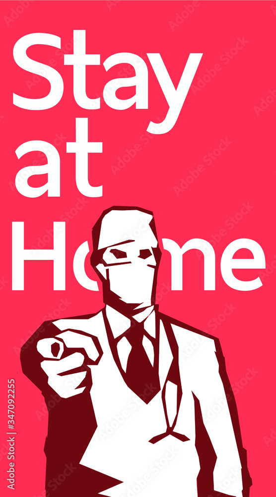 The illustrate of doctor wearing face masks pointing at camera with text The illustrate of doctor wearing face masks pointing at camera with text