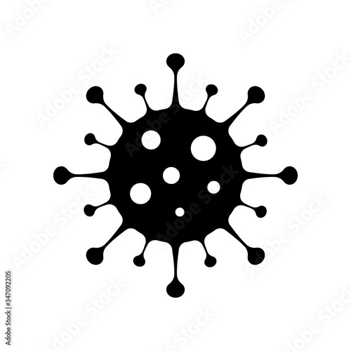 Coronavirus covid-19 vector icon. Asian flu epidemic worldwide