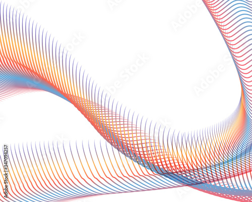 Abstract background blend wave line design for Wallpaper, Banner, Background, Card, Book Illustration, landing page