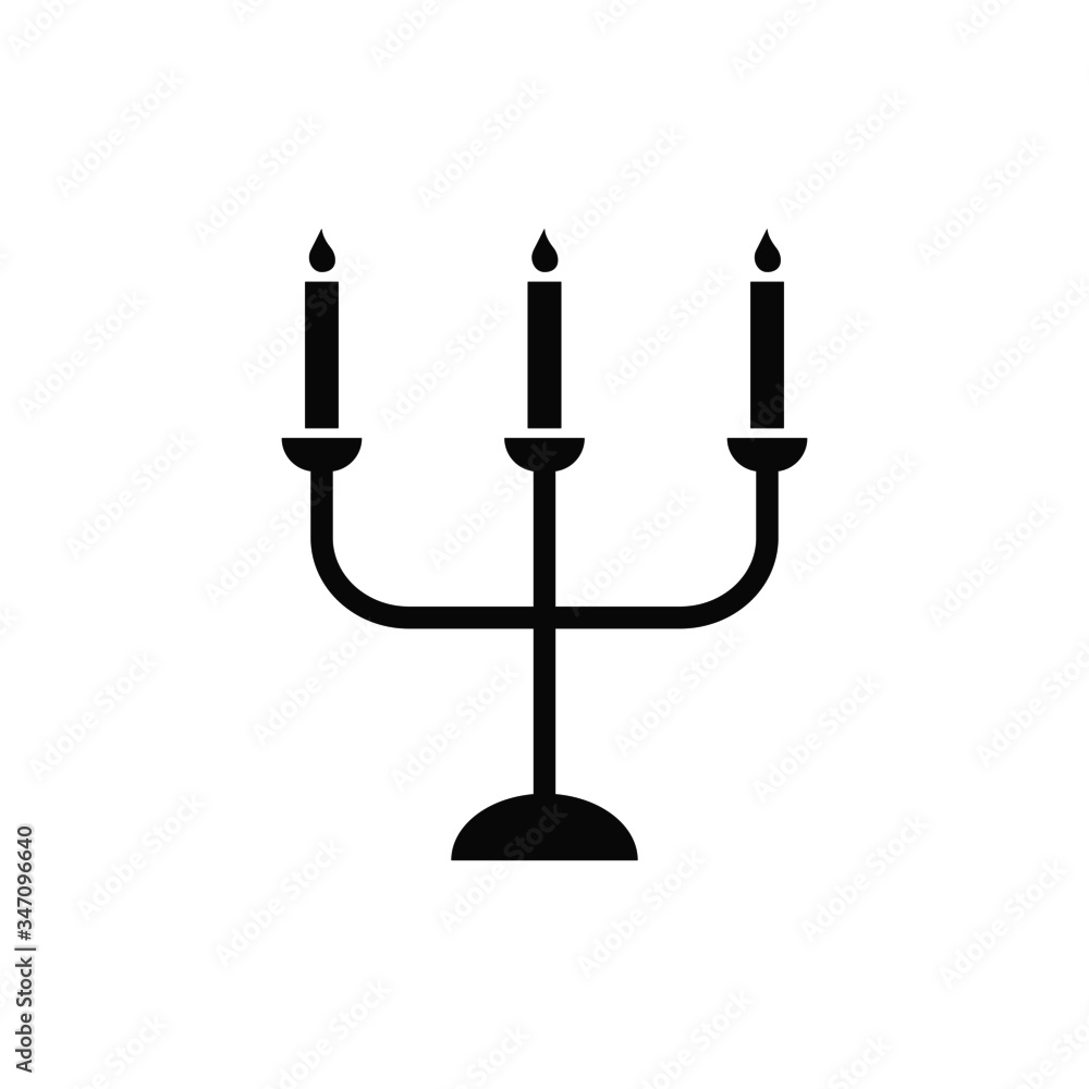 vector illustration of a candle icon vector illustration of a candle icon
