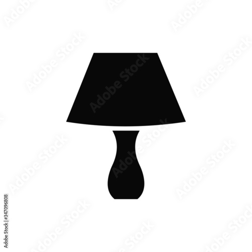 vector illustration of lamp isolated icon