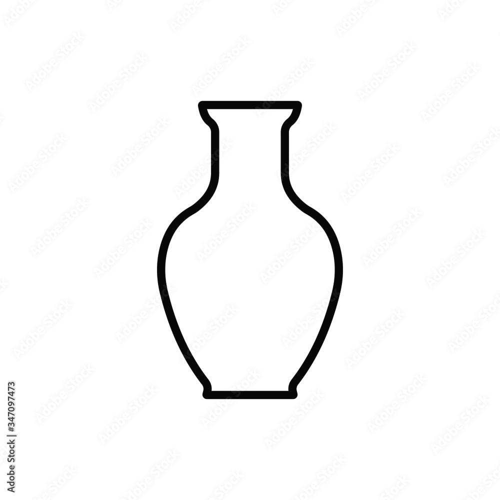 vector illustration of vase icon vector illustration of vase icon