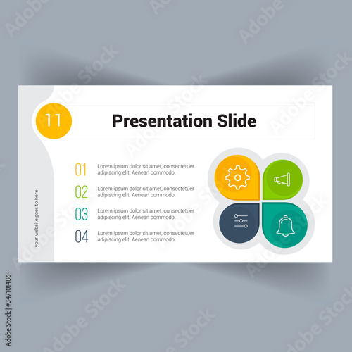 Abstract Business Powerpoint slides presentation template.