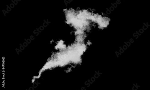 White smoke and fog smoke effect