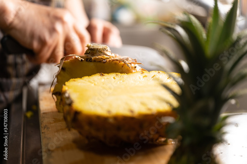 写真素材：石垣島のパイナップル