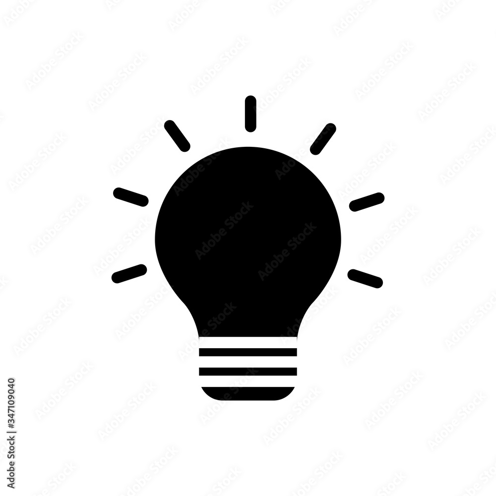 Light Bulb Icon Design Vector Template Light Bulb Icon Design Vector Template