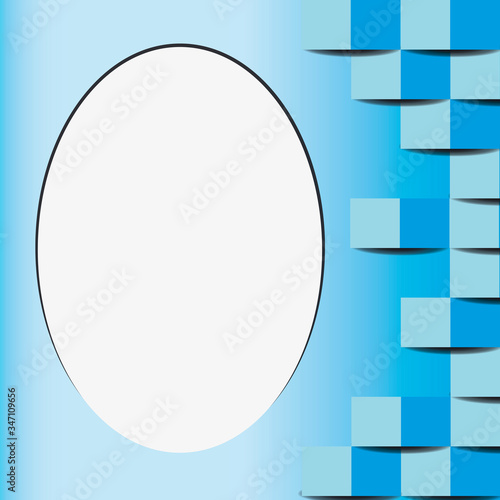 Hintergrund Blaud  cher oval