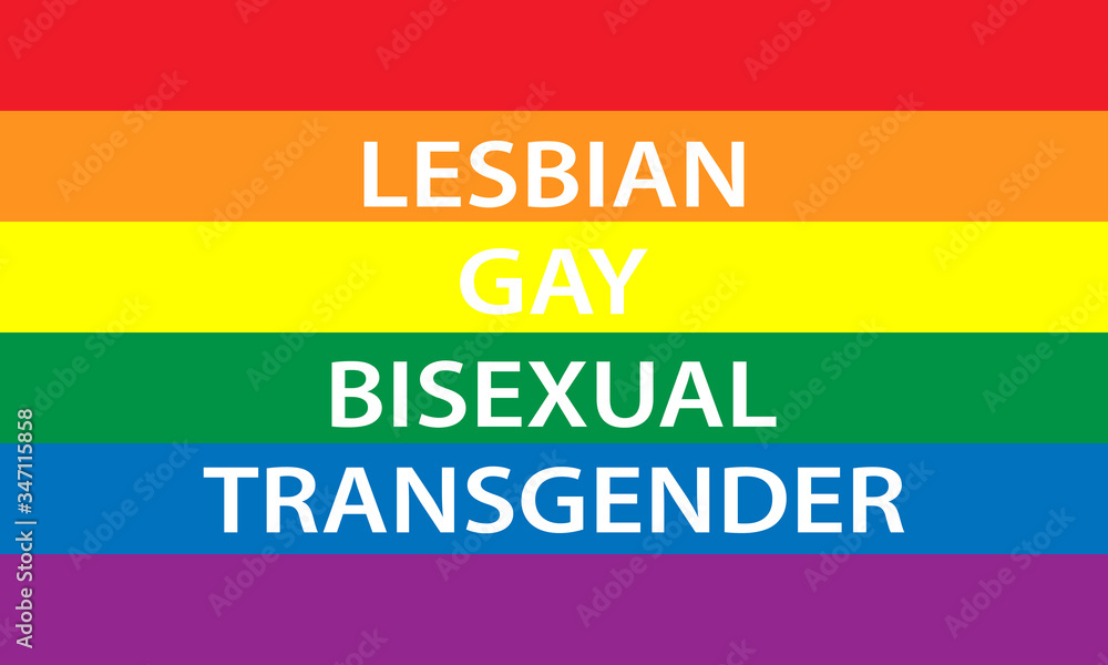 Pride Celebrating LGBT culture symbol. LGBT flag vector design.