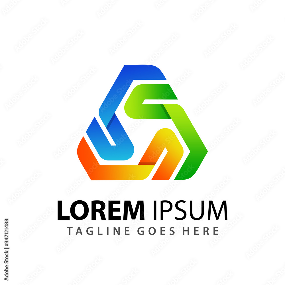 Awesome Gradient Letter S Triangle Eco Business Company Modern Logo Design Template Premium Vector Awesome Gradient Letter S Triangle Eco Business Company Modern Logo Design Template Premium Vector