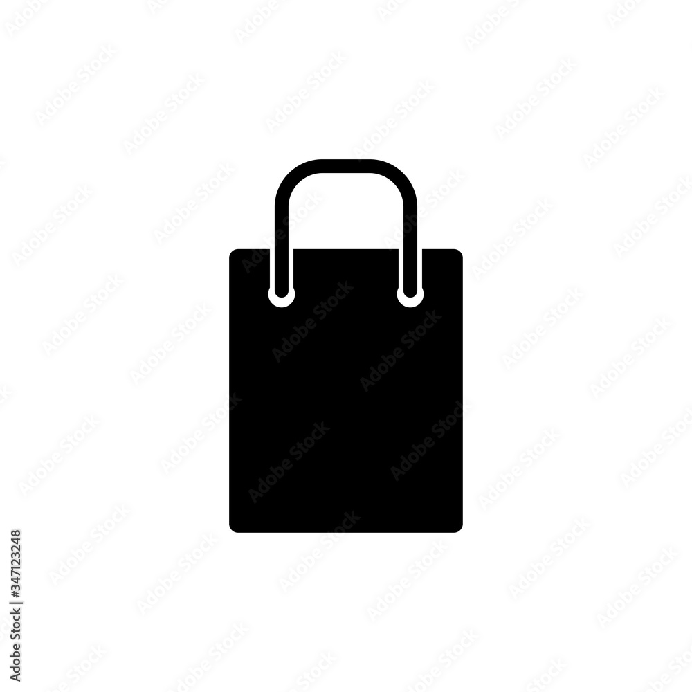 shopping bag - paper bag icon vector design template shopping bag - paper bag icon vector design template