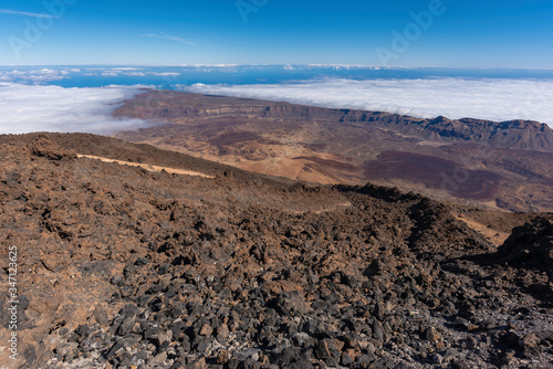 Natural park of El Teide volcano (Tenerife, Canary Islands - Spain).