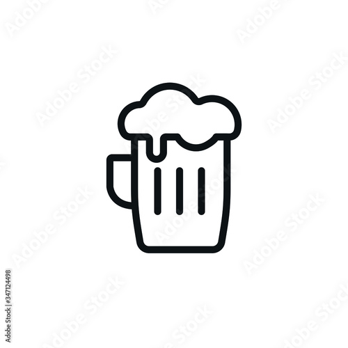 Beer Icon Isolated Beer Mug - Symbol Vector