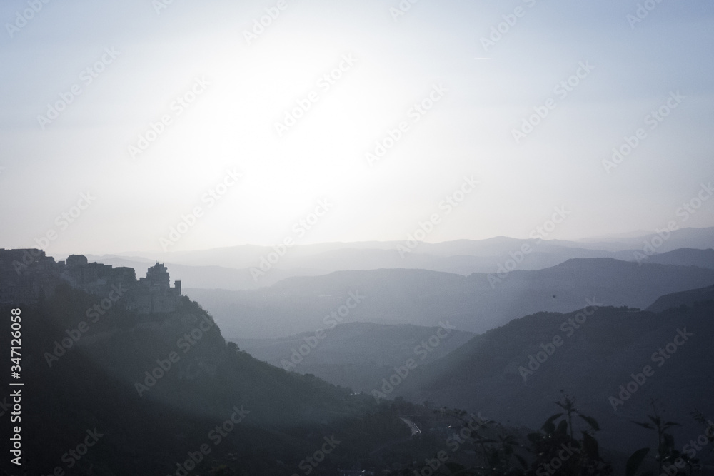 mountains silhouettes mountains silhouettes