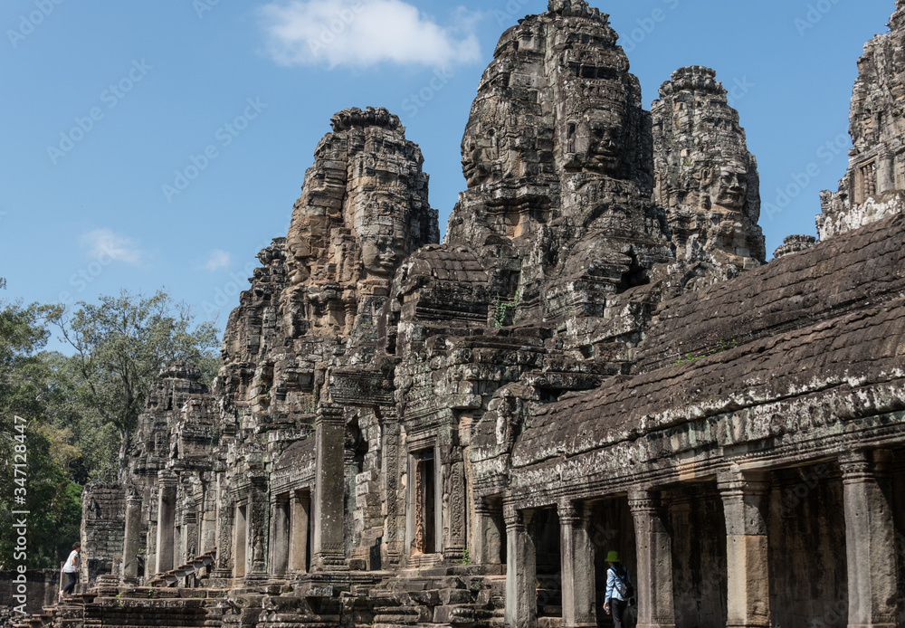 Bayon temple complex in Ankor Wat (Cambodia) Bayon temple complex in Ankor Wat (Cambodia)
