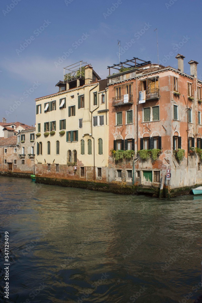 Traditional Venice floating house
